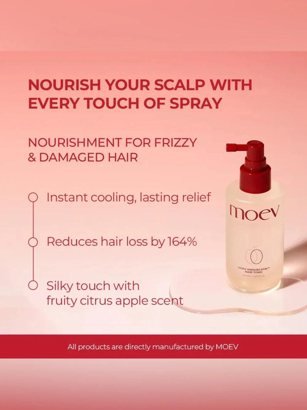 Korean moev Annurcatin Hair Tonic 150ml